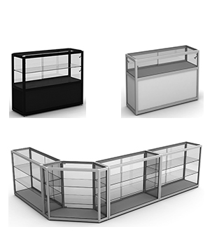 Glass Counter Display