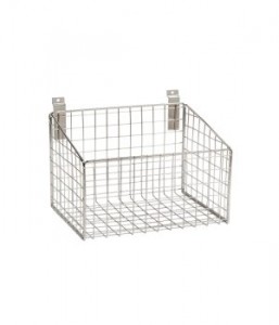Slatwall Mesh Basket